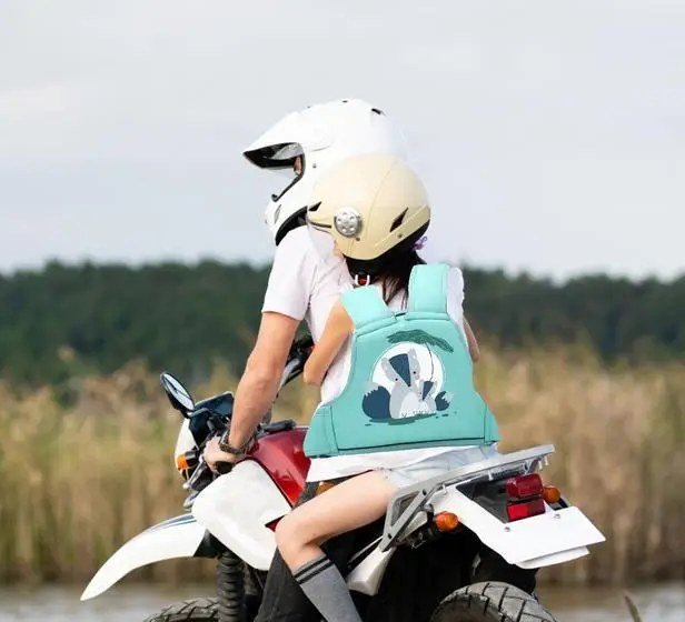 Harnais de Sécurité Enfant pour Moto et Scooter – Ceinture de Maintien Réglable, Tissu Oxford Respirant - photo 4